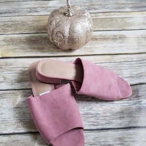 Christian Siriano Suede Mules